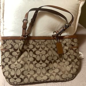 Brown Coach Shoulder Bag